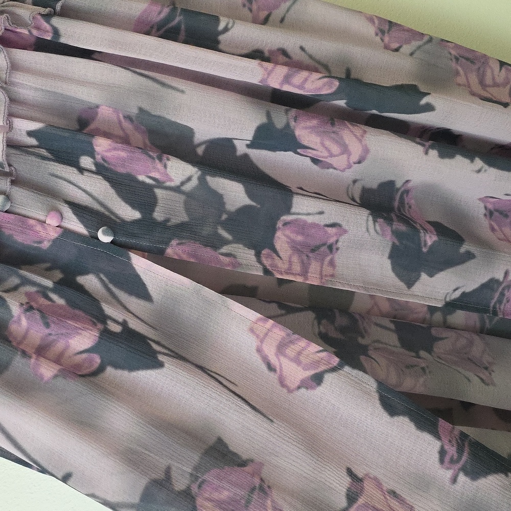 Floral High-Low Tunic Top - Picture 5 of 7